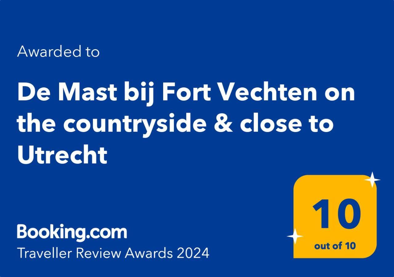 De Mast Bij Fort Vechten On The Countryside & Close To Utrecht Bunnik Zewnętrze zdjęcie